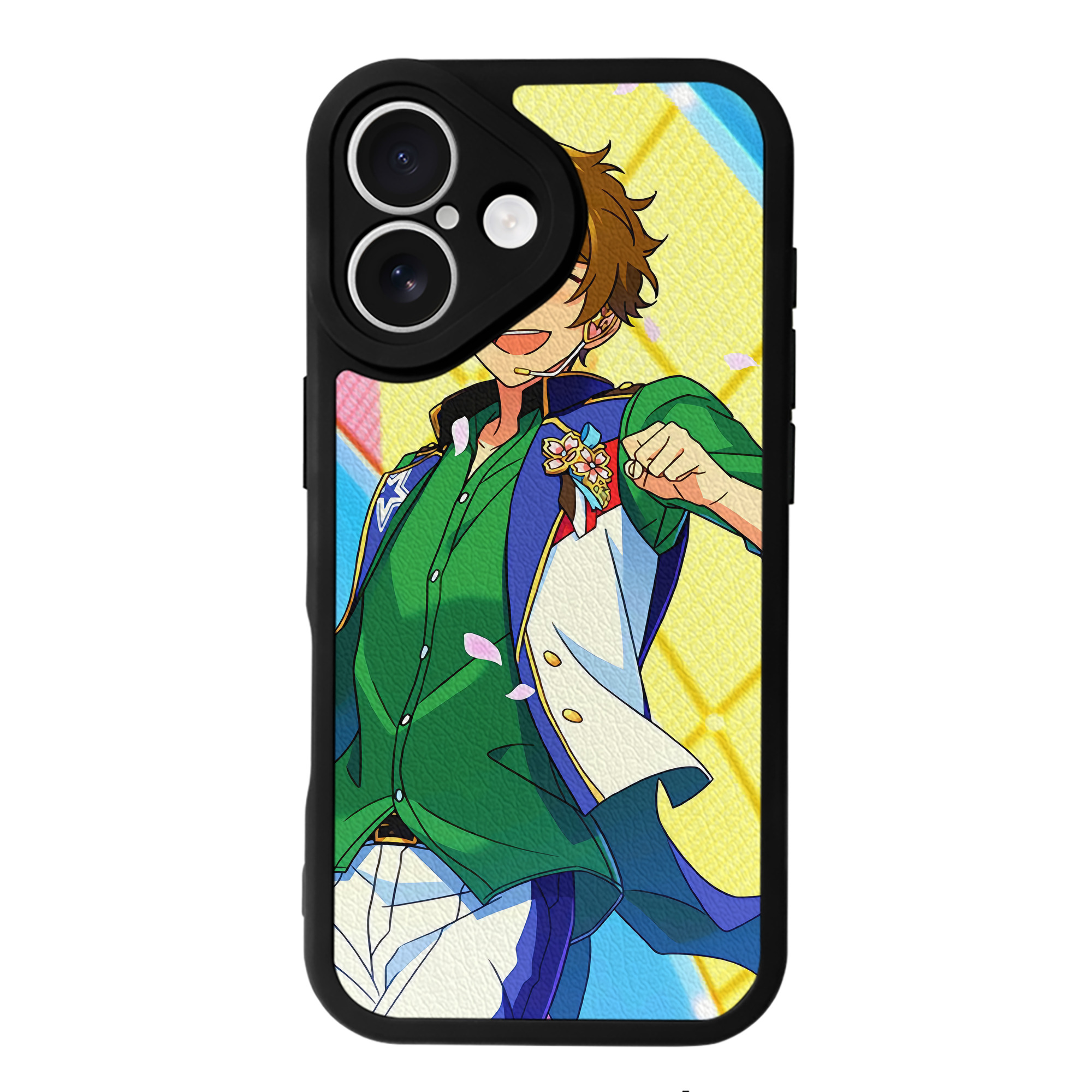 （画像用） あんさんぶるスターズ! Ensemble Stars 【iPhone 16シリーズ対応】シリコンスマホケース（レザー調） 材質：シリコン